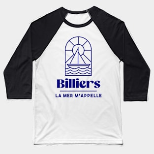 Billiers the sea is calling me - Brittany Morbihan 56 Sea Holidays Beach Baseball T-Shirt